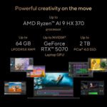 Asus | ProArt P16 H7606WP-RJ079X | Nano Black | 16" | OLED | Skārienekrāns | 3K | 2880 x 1800 pikseļi | 120 Hz | Spīdīgs | AMD Ryzen AI 9 | HX370 | 64 GB | LPDDR5X | Cietvielas diska ietilpība 2000 GB | NVIDIA GeForce RTX 5070 | GDDR7 | 8 GB | Windows 11 Pro | 802.11be | Tastatūras valoda US starptautiskā | Tastatūras apgaismojums | Garantija 24 mēneši | Akumulatora garantija 12 mēneši