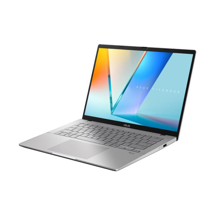 Asus Vivobook S14 | Cool Silver | 14" | IPS | WUXGA | 60 Hz | 1920 x 1200 pikseļi | Pretapžilbināšanas | Intel Core i5 | i5-13420H | 16 GB | DDR5 | Cietvielas diska ietilpība 512 GB | Intel Graphics | Windows 11 Home | 802.11ax | Bluetooth versija 5.3 | Tastatūras valoda ASV starptautiskā | Tastatūras apgaismojums | Akumulatora garantija 12 mēneši | Garantija 24 mēneši