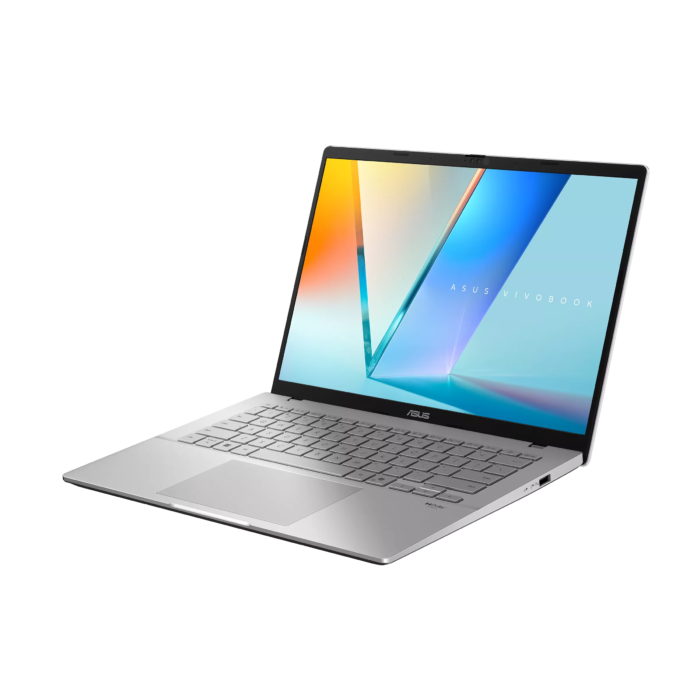 Asus Vivobook S14 S3407VA-LY076W | Cool Silver | 14" | IPS | WUXGA | 1920 x 1200 pikseļi | 60 Hz | Pretapžilbināšanas | Intel Core Ultra 5 | 210H | 16 GB | DDR5 | SSD kapacitāte 512 GB | Intel Graphics | Windows 11 Home | 802.11ax | Bluetooth versija 5.3 | Tastatūras valoda US starptautiskā | Tastatūras apgaismojums | Garantija 24 mēneši | Akumulatora garantija 12 mēneši