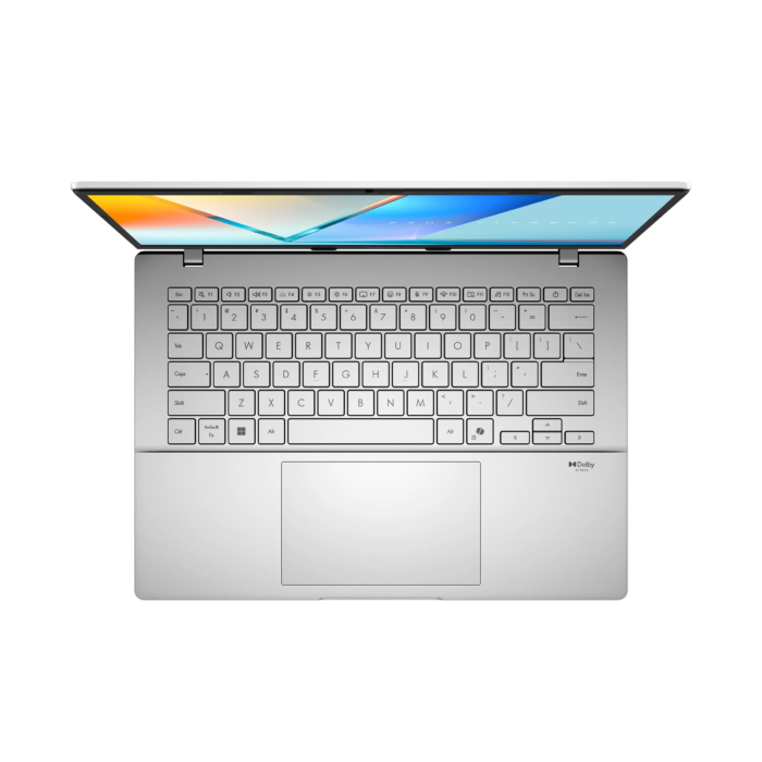 Asus Vivobook S14 S3407VA-LY076W | Cool Silver | 14" | IPS | WUXGA | 1920 x 1200 pikseļi | 60 Hz | Pretapžilbināšanas | Intel Core Ultra 5 | 210H | 16 GB | DDR5 | SSD kapacitāte 512 GB | Intel Graphics | Windows 11 Home | 802.11ax | Bluetooth versija 5.3 | Tastatūras valoda US starptautiskā | Tastatūras apgaismojums | Garantija 24 mēneši | Akumulatora garantija 12 mēneši
