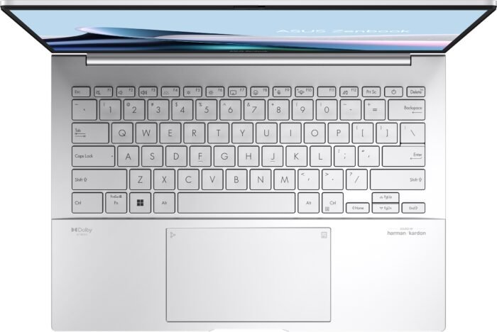Asus | Zenbook 14 UX3405CA-QL219W | Foggy Silver | 14" | OLED | Skārienekrāns | WUXGA | 1920 x 1200 pikseļi | 60 Hz | Spīdīgs | Intel Core Ultra 5 | 225H | 16 GB | LPDDR5X | Cietvielas diska ietilpība 512 GB | Intel Graphics | Windows 11 Home | 802.11be | Bluetooth versija 5.4 | Tastatūras valoda ASV starptautiskā | Tastatūras apgaismojums | Garantija 24 mēneši | Akumulatora garantija 12 mēneši