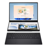 Asus Zenbook Duo UX8406CA-QL358X | Inkwell Gray | 14" | OLED | Skārienekrāns | FHD | 1920 x 1200 pikseļi | 60 Hz | Spīdīgs | Intel Core Ultra 7 | 255H | 16 GB | LPDDR5X | Cietvielas diska ietilpība 1000 GB | Intel Arc Graphics | Windows 11 Pro | 802.11be | Bluetooth versija 5.4 | Tastatūras valoda ASV starptautiskā | Tastatūras apgaismojums | Garantija 24 mēneši | Akumulatora garantija 12 mēneši