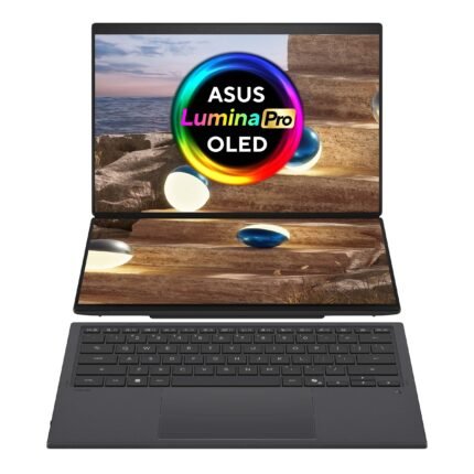 Asus | Zenbook Duo UX8407AA-SN066W | Moher Gray | 14" | OLED | Skārienekrāns | 2.8K | 2880 x 1800 pikseļi | 144 Hz | Pretatspīduma | Intel Core Ultra X9 | 378H | 32 GB | LPDDR5X | Cietvielas diska ietilpība 2000 GB | Intel Arc Graphics | Windows 11 Pro | 802.11be | Bluetooth versija 5.4 | Tastatūras valoda ASV starptautiskā | Tastatūras apgaismojums | Garantija 24 mēneši | Akumulatora garantija 12 mēneši