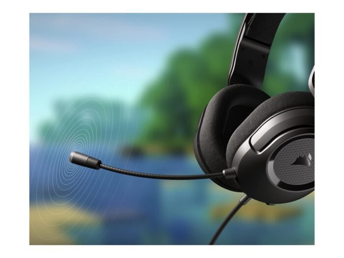 Corsair | Spēļu austiņas | HS35 v2 | Vadu | Over-Ear | Mikrofons | Carbon