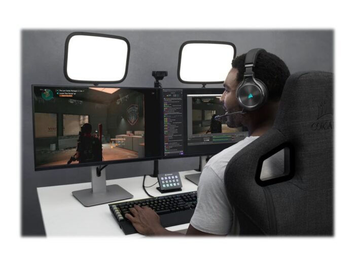 Corsair | High-Fidelity Gaming Headset | VIRTUOSO RGB WIRELESS XT | Wireless/Wired | Over-Ear | Black | Wireless