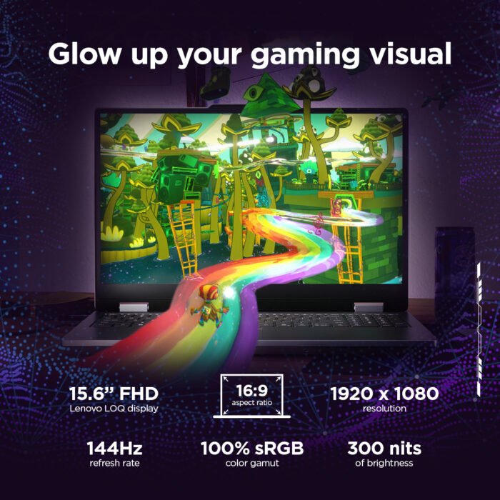 Lenovo LOQ 15IRX10 | Luna Grey | 15,6 " | IPS | FHD | 1920 x 1080 pikseļi | Anti-glare | Intel Core i5 | i5-13450HX | 16 GB | SO-DIMM DDR5 | Cietā diska kapacitāte 1000 GB | NVIDIA GeForce RTX 5060 | GDDR7 | 8 GB | Windows 11 Home | 802.11ax | Bluetooth versija 5.2 | Tastatūras valoda angļu | Apgaismota tastatūra | Garantija 24 mēneši | Akumulatora garantija 12 mēneši
