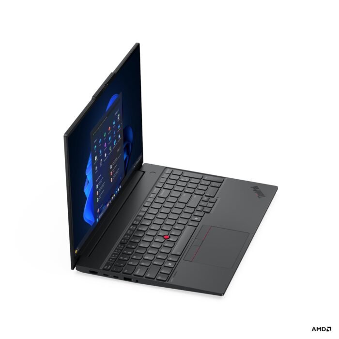 Lenovo ThinkPad E16 G3 AMD | Melns | 16" | IPS | WUXGA | 1920 x 1200 pikseļi | Pretapžilbināšanas | AMD Ryzen 5 | 230 | 16 GB | SO-DIMM DDR5 | Cietvielas diska ietilpība 512 GB | AMD Radeon 760M Graphics | Windows 11 Pro | 802.11ax | Bluetooth versija 5.3 | Tastatūras valoda angļu | Tastatūras apgaismojums | Garantija 36 mēneši | Akumulatora garantija 12 mēneši