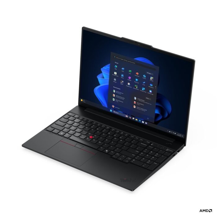 Lenovo ThinkPad E16 G3 AMD | Melns | 16" | IPS | WUXGA | 1920 x 1200 pikseļi | Pretapžilbināšanas | AMD Ryzen 5 | 230 | 16 GB | SO-DIMM DDR5 | Cietvielas diska ietilpība 512 GB | AMD Radeon 760M Graphics | Windows 11 Pro | 802.11ax | Bluetooth versija 5.3 | Tastatūras valoda angļu | Tastatūras apgaismojums | Garantija 36 mēneši | Akumulatora garantija 12 mēneši
