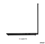 Lenovo ThinkPad T14 G7 AMD | Melns | 14" | IPS | WUXGA | 1920 x 1200 pikseļi | Pretatspīduma | AMD Ryzen AI 5 PRO | 440 | 16 GB | SODIMM DDR5 | SSD kapacitāte 512 GB | AMD Radeon 840M Graphics | Windows 11 Pro | 802.11be | Bluetooth versija 5.4 | Tastatūras valoda angļu | Tastatūras apgaismojums | Garantija 36 mēneši | Akumulatora garantija 12 mēneši