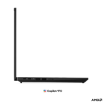 Lenovo ThinkPad T14 G7 AMD | Melns | 14" | IPS | WUXGA | 1920 x 1200 pikseļi | Pretatspīduma | AMD Ryzen AI 5 PRO | 440 | 16 GB | SODIMM DDR5 | SSD kapacitāte 512 GB | AMD Radeon 840M Graphics | Windows 11 Pro | 802.11be | Bluetooth versija 5.4 | Tastatūras valoda angļu | Tastatūras apgaismojums | Garantija 36 mēneši | Akumulatora garantija 12 mēneši