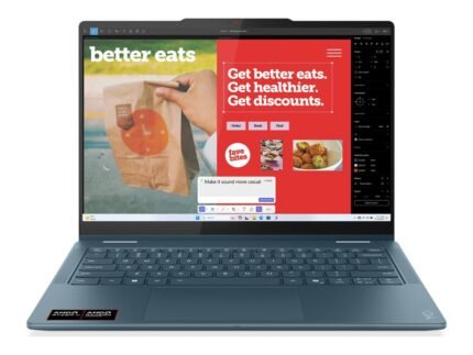 Lenovo Yoga 7 2-in-1 14AKP10 14 WUXGA Touch AMD AI R7 350/16GB/512GB/AMD Radeon 860M Graphics/WIN11 Home/Nordic Backlit kbd/Tidal Teal/2Y Wa | Lenovo Yoga (bez 65W Power adapter) 7 2-in-1 14AKP10 | Tidal Teal | 14 " | OLED | Skārienekrāns | WUXGA | 1920 x 1200 pikseļi | 60 Hz | Spīdīgs | AMD Ryzen AI 7 | 350 | 16 GB | LPDDR5 | SSD kapacitāte 512 GB | AMD Radeon Graphics | Windows Home 11 | 802.11be | Bluetooth versija 5.4 | Tastatūras valoda Nordic | Tastatūras apgaismojums | Garantija 24 mēneši | Akumulatora garantija 12 mēneši