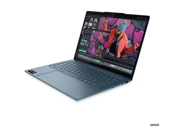 Lenovo Yoga Slim 7 14AKP10 AMD | Tidal Teal | 14" | OLED | WUXGA | 1920 x 1200 pikseļi | Spīdīgs | AMD Ryzen AI 5 | 340 | 16 GB | Lodēta LPDDR5 | Cietvielas diska ietilpība 512 GB | AMD Radeon 840M Graphics | Windows 11 Home | 802.11be | Bluetooth versija 5.4 | Tastatūras valoda angļu | Tastatūras apgaismojums | Garantija 24 mēneši | Akumulatora garantija 12 mēneši