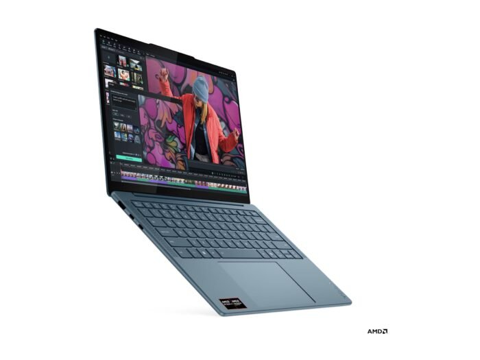 Lenovo Yoga Slim 7 14AKP10 AMD | Tidal Teal | 14" | OLED | WUXGA | 1920 x 1200 pikseļi | Spīdīgs | AMD Ryzen AI 5 | 340 | 16 GB | Lodēta LPDDR5 | Cietvielas diska ietilpība 512 GB | AMD Radeon 840M Graphics | Windows 11 Home | 802.11be | Bluetooth versija 5.4 | Tastatūras valoda angļu | Tastatūras apgaismojums | Garantija 24 mēneši | Akumulatora garantija 12 mēneši