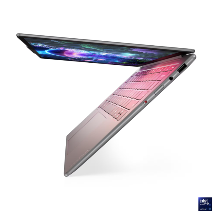 Lenovo Yoga Slim 7 14ILL10 Intel | Luna Grey | 14" | OLED | WUXGA | 1920 x 1200 pikseļi | Spīdīgs | Intel Core Ultra 7 | 256V | 16 GB | Lodēta LPDDR5X | Cietvielas diska ietilpība 512 GB | Intel Arc Graphics 140V | Windows 11 Home | 802.11be | Bluetooth versija 5.4 | Tastatūras valoda angļu | Tastatūras apgaismojums | Garantija 24 mēneši | Akumulatora garantija 12 mēneši