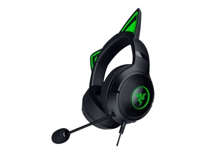 Razer | Headset | Kraken Kitty V2 | Jā | Vadu | On-Ear | USB Type A | Melns