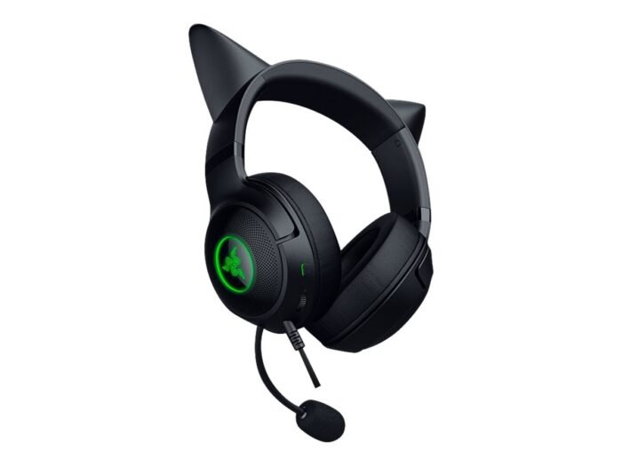 Razer | Headset | Kraken Kitty V2 | Jā | Vadu | On-Ear | USB Type A | Melns