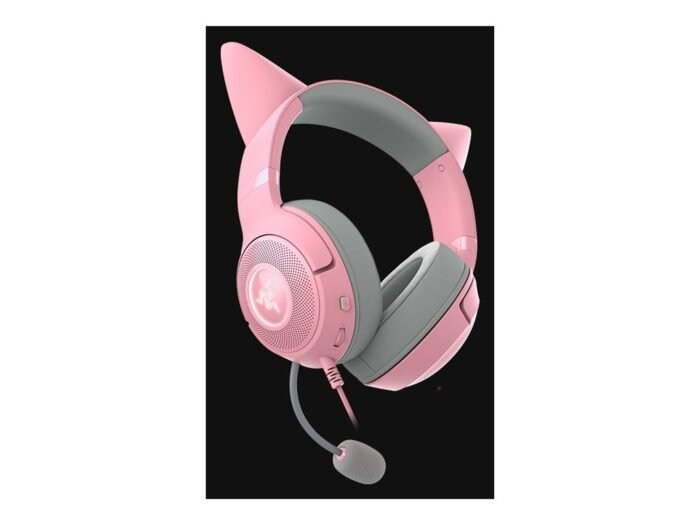 Razer | Austiņas | Kraken Kitty V2 | Jā | Vadu | On-Ear | USB Type A | Quartz