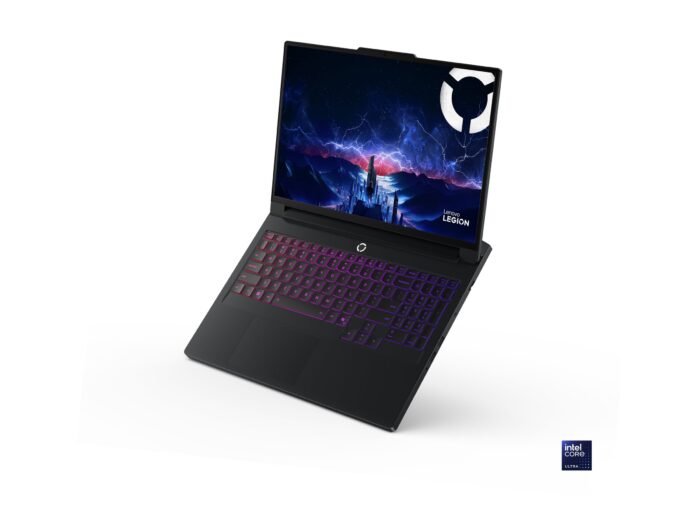 Lenovo Legion Pro 7 16IAX10H | Eclipse Black | 16" | OLED | WQXGA | 2560 x 1600 pikseļi | Spīdīgs | Intel Core Ultra 9 | 290HX | 32 (2x16GB) GB | CSODIMM DDR5 | Cietvielas diska ietilpība 1000 GB | NVIDIA GeForce RTX 5070 Ti | GDDR7 | 12 GB | Windows 11 Home | 802.11be | Bluetooth versija 5.4 | Tastatūras valoda angļu | Tastatūras apgaismojums | Garantija 24 mēneši | Akumulatora garantija 12 mēneši