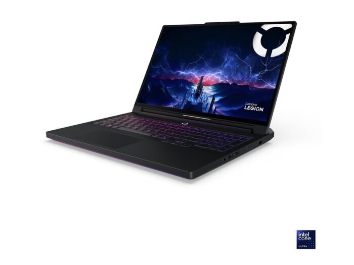 Lenovo Legion Pro 7 16IAX10H | Eclipse Black | 16" | OLED | WQXGA | 2560 x 1600 pikseļi | Spīdīgs | Intel Core Ultra 9 | 290HX | 32 (2x16GB) GB | CSODIMM DDR5 | Cietvielas diska ietilpība 1000 GB | NVIDIA GeForce RTX 5070 Ti | GDDR7 | 12 GB | Windows 11 Home | 802.11be | Bluetooth versija 5.4 | Tastatūras valoda angļu | Tastatūras apgaismojums | Garantija 24 mēneši | Akumulatora garantija 12 mēneši