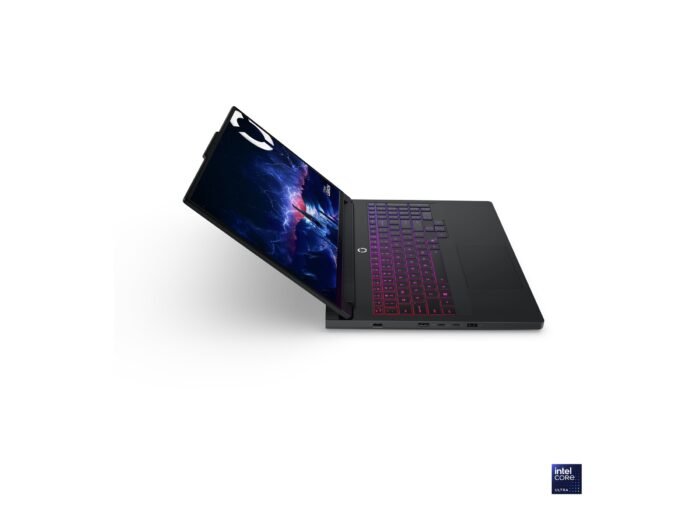 Lenovo Legion Pro 7 16IAX10H Intel | Eclipse Black | 16" | OLED | WQXGA | 2560 x 1600 pikseļi | Spīdīgs | Intel Core Ultra 9 | 290HX Plus | 64 (2x32GB) GB | CSODIMM DDR5 | Cietvielas diska ietilpība 1000 GB | NVIDIA GeForce RTX 5080 | GDDR7 | 16 GB | Windows 11 Home | 802.11be | Bluetooth versija 5.4 | Tastatūras valoda angļu | Tastatūras apgaismojums | Garantija 24 mēneši | Akumulatora garantija 12 mēneši