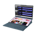 Lenovo Yoga Book 9 14IAH10 Intel | Tidal Teal | 2x14" | OLED | Skārienekrāns | 2.8K WQXGA+ | 2880 x 1800 pikseļi | Intel Core Ultra 7 | 255H | 32 GB | Lodēta LPDDR5X | Cietvielas diska ietilpība 1000 GB | Intel Arc 140T GPU | Windows 11 Home | 802.11be | Bluetooth versija 5.4 | Tastatūras valoda angļu | Tastatūras apgaismojums | Garantija 24 mēneši | Akumulatora garantija 12 mēneši