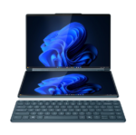 Lenovo Yoga Book 9 14IAH10 Intel | Tidal Teal | 2x14" | OLED | Skārienekrāns | 2.8K WQXGA+ | 2880 x 1800 pikseļi | Intel Core Ultra 7 | 255H | 32 GB | Lodēta LPDDR5X | Cietvielas diska ietilpība 1000 GB | Intel Arc 140T GPU | Windows 11 Home | 802.11be | Bluetooth versija 5.4 | Tastatūras valoda angļu | Tastatūras apgaismojums | Garantija 24 mēneši | Akumulatora garantija 12 mēneši