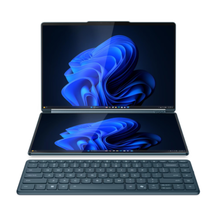 Lenovo Yoga Book 9 14IAH10 Intel | Tidal Teal | 2x14" | OLED | Skārienekrāns | 2.8K WQXGA+ | 2880 x 1800 pikseļi | Intel Core Ultra 7 | 255H | 32 GB | Lodēta LPDDR5X | Cietvielas diska ietilpība 1000 GB | Intel Arc 140T GPU | Windows 11 Home | 802.11be | Bluetooth versija 5.4 | Tastatūras valoda angļu | Tastatūras apgaismojums | Garantija 24 mēneši | Akumulatora garantija 12 mēneši