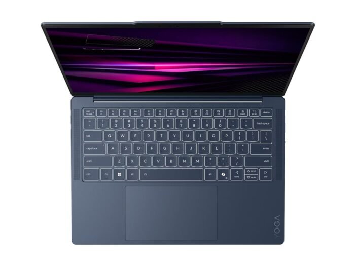 Lenovo Yoga Slim 7 14Q8Y11 Snapdragon | Kosmiskā zilā | 14" | OLED | WUXGA | 1920 x 1200 pikseļi | Spīdīgs | Snapdragon X2 Plus | X2P-42-100 | 16 GB | Lodēta LPDDR5X | Cietvielas diska ietilpība 512 GB | Qualcomm Adreno GPU | Windows 11 Home | 802.11be | Bluetooth versija 5.4 | Tastatūras valoda angļu | Tastatūras apgaismojums | Garantija 24 mēneši | Akumulatora garantija 12 mēneši