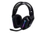 Logitech | Spēļu austiņas | G G733 | Bezvadu | Pārauss | Melnas | Trokšņu slāpēšana | Bezvadu