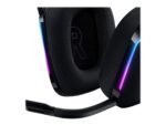Logitech | Spēļu austiņas | G G733 | Bezvadu | Pārauss | Melnas | Trokšņu slāpēšana | Bezvadu