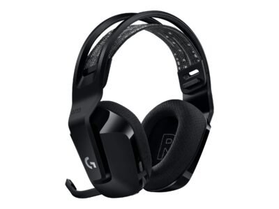 Logitech | Spēļu austiņas | G G733 | Bezvadu | Pārauss | Melnas | Trokšņu slāpēšana | Bezvadu