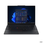 Lenovo ThinkPad E16 G4 AMD | Melns | 16" | IPS | WUXGA | 1920 x 1200 pikseļi | Pretapžilbināšanas | AMD Ryzen AI 5 | 330 | 16 GB | SODIMM DDR5 | Cietvielas diska ietilpība 512 GB | AMD Radeon 820M Graphics | Windows 11 Pro | 802.11be | Bluetooth versija 5.4 | Tastatūras valoda angļu | Tastatūras apgaismojums | Garantija 36 mēneši | Akumulatora garantija 12 mēneši