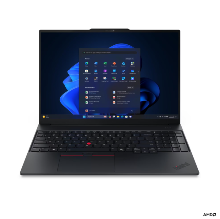Lenovo ThinkPad E16 G4 AMD | Melns | 16" | IPS | WUXGA | 1920 x 1200 pikseļi | Pretapžilbināšanas | AMD Ryzen AI 5 | 330 | 16 GB | SODIMM DDR5 | Cietvielas diska ietilpība 512 GB | AMD Radeon 820M Graphics | Windows 11 Pro | 802.11be | Bluetooth versija 5.4 | Tastatūras valoda Nordic | Tastatūras apgaismojums | Garantija 36 mēneši | Akumulatora garantija 12 mēneši