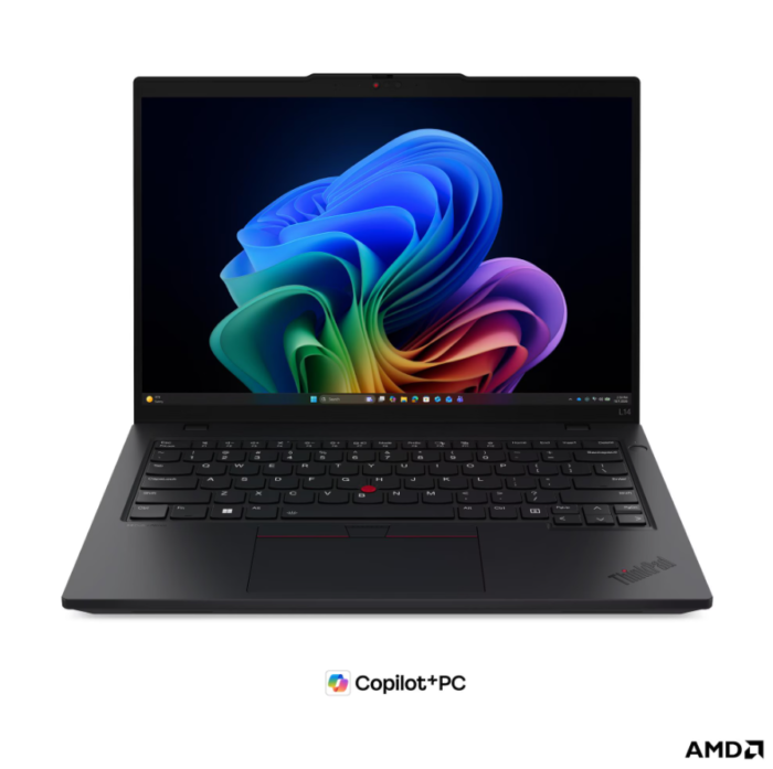 Lenovo ThinkPad L14 G7 AMD | Melns | 14" | IPS | WUXGA | 1920 x 1200 pikseļi | Pretapžilbināšanas | AMD Ryzen AI 5 | 430 | 16 GB | SODIMM DDR5 | Cietvielas diska ietilpība 512 GB | AMD Radeon 840M Graphics | Windows 11 Pro | 802.11be | Bluetooth versija 5.4 | 4G uzlabojams | Tastatūras valoda angļu | Tastatūras apgaismojums | Garantija 36 mēneši | Akumulatora garantija 12 mēneši