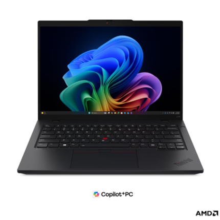 Lenovo ThinkPad L14 G7 AMD | Melns | 14" | IPS | WUXGA | 1920 x 1200 pikseļi | Pretatspīduma | AMD Ryzen AI 7 | 445 | 24 GB | SODIMM DDR5 | Cietvielas diska ietilpība 512 GB | AMD Radeon 840M Graphics | Windows 11 Pro | 802.11be | Bluetooth versija 5.4 | 4G uzlabojams | Tastatūras valoda Ziemeļvalstu | Tastatūras apgaismojums | Garantija 36 mēneši | Akumulatora garantija 12 mēneši