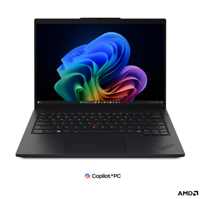 Lenovo ThinkPad L14 G7 AMD | Melns | 14" | IPS | WUXGA | 1920 x 1200 pikseļi | Pretatspīduma | AMD Ryzen AI 7 | 445 | 24 GB | SODIMM DDR5 | Cietvielas diska ietilpība 512 GB | AMD Radeon 840M Graphics | Windows 11 Pro | 802.11be | Bluetooth versija 5.4 | 4G uzlabojams | Tastatūras valoda Ziemeļvalstu | Tastatūras apgaismojums | Garantija 36 mēneši | Akumulatora garantija 12 mēneši