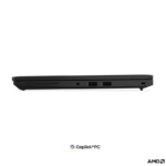 Lenovo ThinkPad L14 G7 AMD | Melns | 14" | IPS | WUXGA | 1920 x 1200 pikseļi | Pretatspīduma | AMD Ryzen AI 7 | 445 | 24 GB | SODIMM DDR5 | Cietvielas diska ietilpība 512 GB | AMD Radeon 840M Graphics | Windows 11 Pro | 802.11be | Bluetooth versija 5.4 | 4G uzlabojams | Tastatūras valoda Ziemeļvalstu | Tastatūras apgaismojums | Garantija 36 mēneši | Akumulatora garantija 12 mēneši