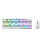 MSI | Vigor GK30 COMBO WHITE | Tastatūras un peles komplekts | Vadu | Pele iekļauta | US | Balts