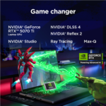 Lenovo Legion Pro 5 16IAX10 | Eclipse Black | 16 collas | OLED | WQXGA | 2560 x 1600 pikseļi | Spīdīgs | Intel Core Ultra 7 | 255HX | 32 (2x16) GB | SO-DIMM DDR5 | SSD ietilpība 1000 GB | NVIDIA GeForce RTX 5070 | GDDR7 | 8 GB | Windows 11 Home | 802.11be | Bluetooth versija 5.4 | Tastatūras valoda Ziemeļvalstu | Tastatūra ar apgaismojumu | Garantija 24 mēneši | Akumulatora garantija 12 mēneši