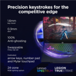 Lenovo Legion Pro 5 16IAX10 | Eclipse Black | 16 collas | OLED | WQXGA | 2560 x 1600 pikseļi | Spīdīgs | Intel Core Ultra 7 | 255HX | 32 (2x16) GB | SO-DIMM DDR5 | SSD ietilpība 1000 GB | NVIDIA GeForce RTX 5070 | GDDR7 | 8 GB | Windows 11 Home | 802.11be | Bluetooth versija 5.4 | Tastatūras valoda Ziemeļvalstu | Tastatūra ar apgaismojumu | Garantija 24 mēneši | Akumulatora garantija 12 mēneši