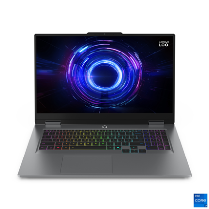 Lenovo LOQ 17IRX10 | Luna Grey | 17,3 " | IPS | FHD | 1920 x 1080 pikseļi | Pretatspīduma | Intel Core i5 | i5-13450HX | 16 GB | SO-DIMM DDR5 | Cietvielu diska ietilpība 1000 GB | NVIDIA GeForce RTX 5050 | GDDR7 | 8 GB | Windows 11 Home | 802.11ax | Bluetooth versija 5.2 | Tastatūras valoda angļu | Tastatūra ar apgaismojumu | Garantija 24 mēneši | Baterijas garantija 12 mēneši